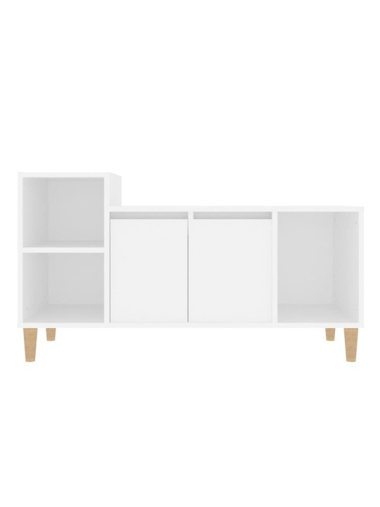TV skříňka bílá 100x35x55 cm kompozitní dřevo