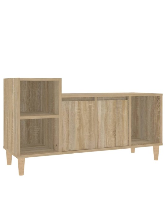 TV skříňka dub sonoma 100x35x55 cm kompozitní dřevo