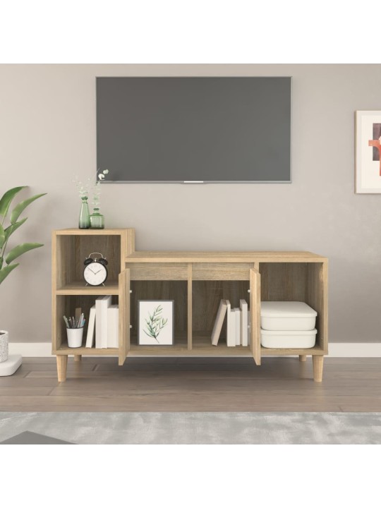 TV skříňka dub sonoma 100x35x55 cm kompozitní dřevo