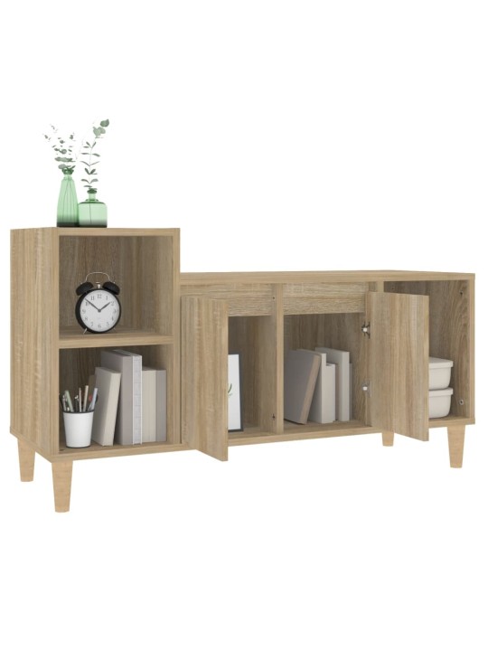 TV skříňka dub sonoma 100x35x55 cm kompozitní dřevo