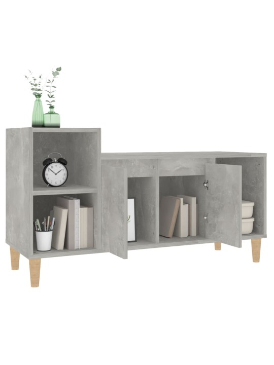 TV skříňka betonově šedá 100x35x55 cm kompozitní dřevo