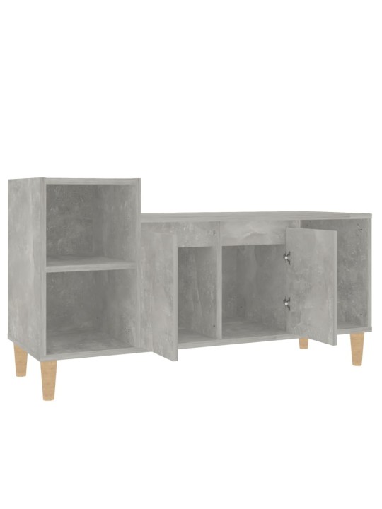 TV skříňka betonově šedá 100x35x55 cm kompozitní dřevo