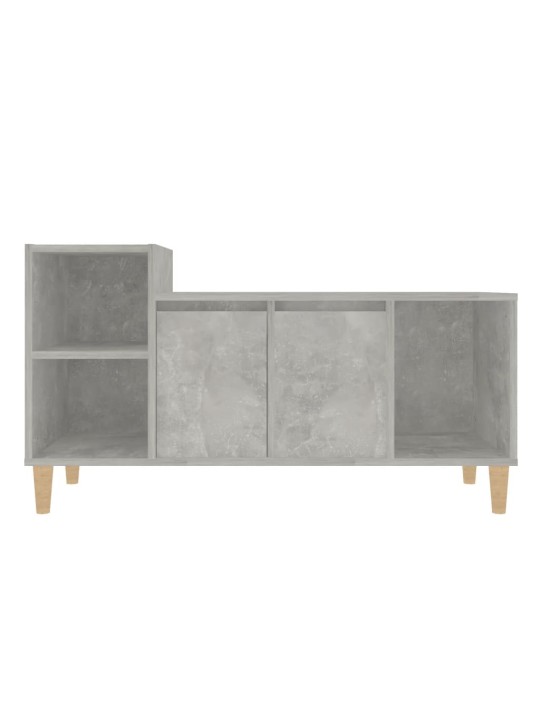 TV skříňka betonově šedá 100x35x55 cm kompozitní dřevo