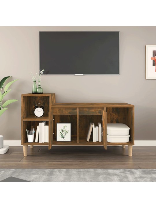 TV skříňka kouřový dub 100x35x55 cm kompozitní dřevo