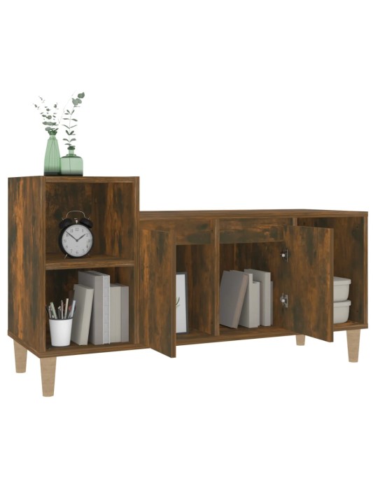 TV skříňka kouřový dub 100x35x55 cm kompozitní dřevo