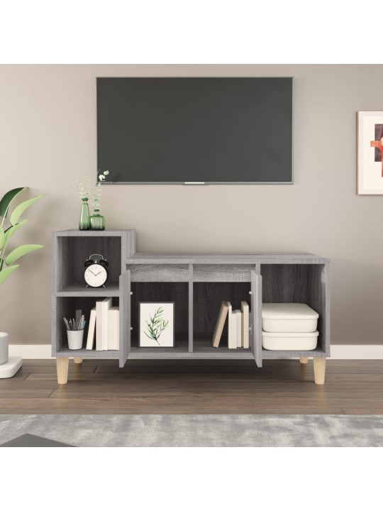 TV skříňka šedá sonoma 100x35x55 cm kompozitní dřevo