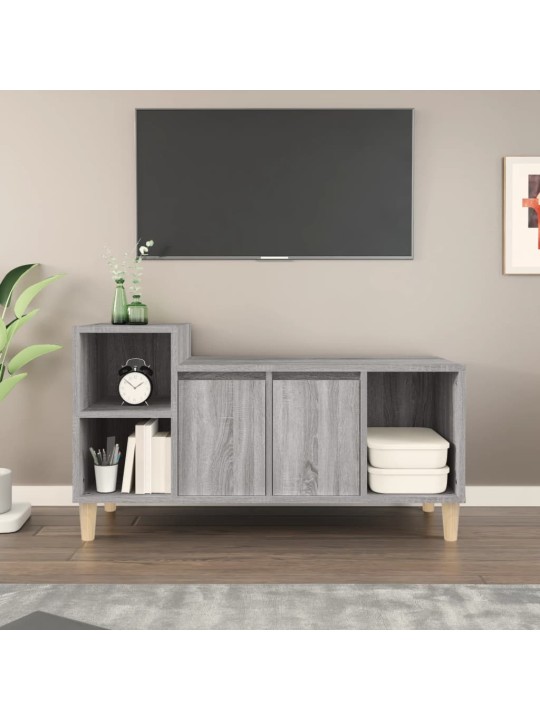 TV skříňka šedá sonoma 100x35x55 cm kompozitní dřevo