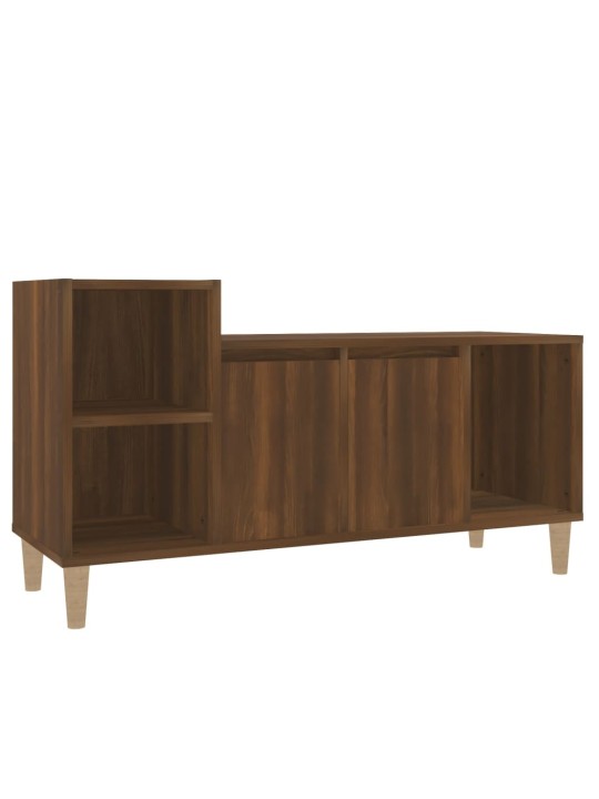 TV skříňka hnědý dub 100x35x55 cm kompozitní dřevo