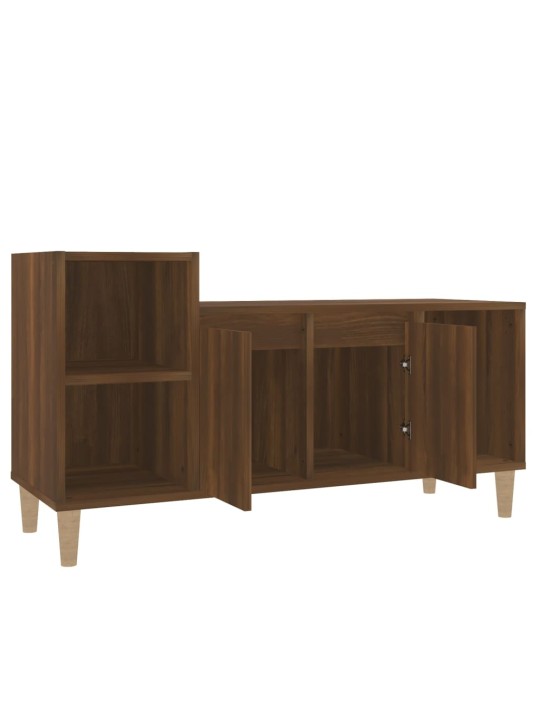 TV skříňka hnědý dub 100x35x55 cm kompozitní dřevo