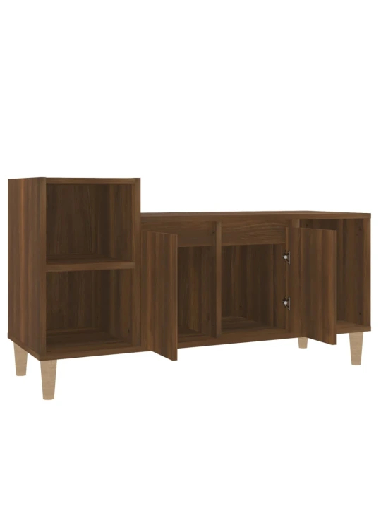 TV skříňka hnědý dub 100x35x55 cm kompozitní dřevo