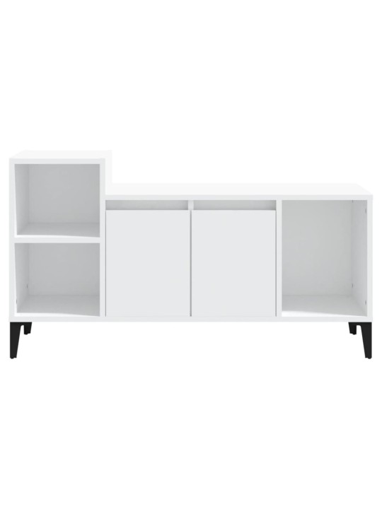 TV skříňka bílá 100x35x55 cm kompozitní dřevo