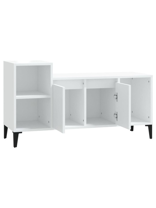TV skříňka bílá 100x35x55 cm kompozitní dřevo