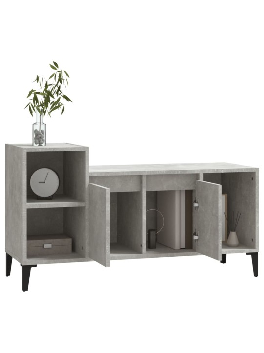 TV skříňka betonově šedá 100x35x55 cm kompozitní dřevo