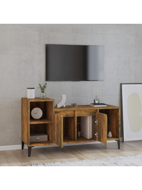 TV skříňka kouřový dub 100x35x55 cm kompozitní dřevo