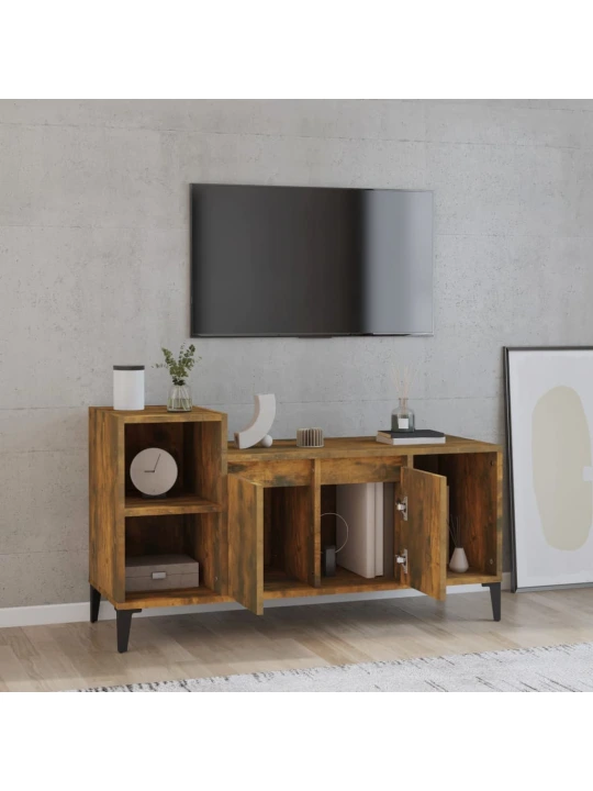 TV skříňka kouřový dub 100x35x55 cm kompozitní dřevo