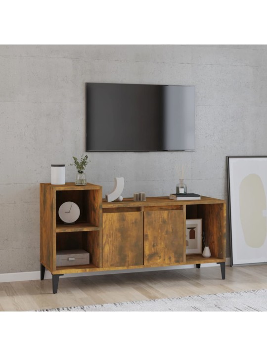 TV skříňka kouřový dub 100x35x55 cm kompozitní dřevo