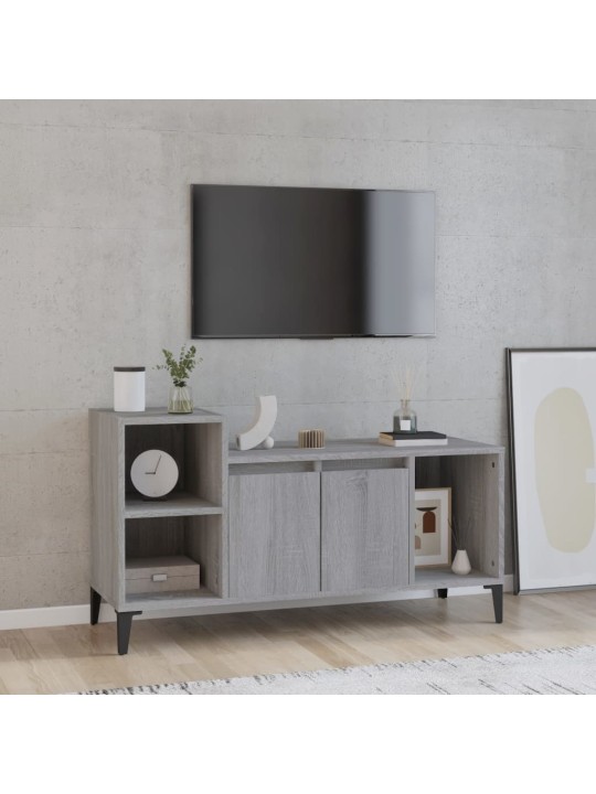 TV skříňka šedá sonoma 100x35x55 cm kompozitní dřevo