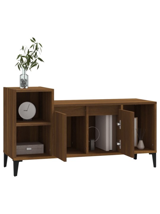 TV skříňka hnědý dub 100x35x55 cm kompozitní dřevo
