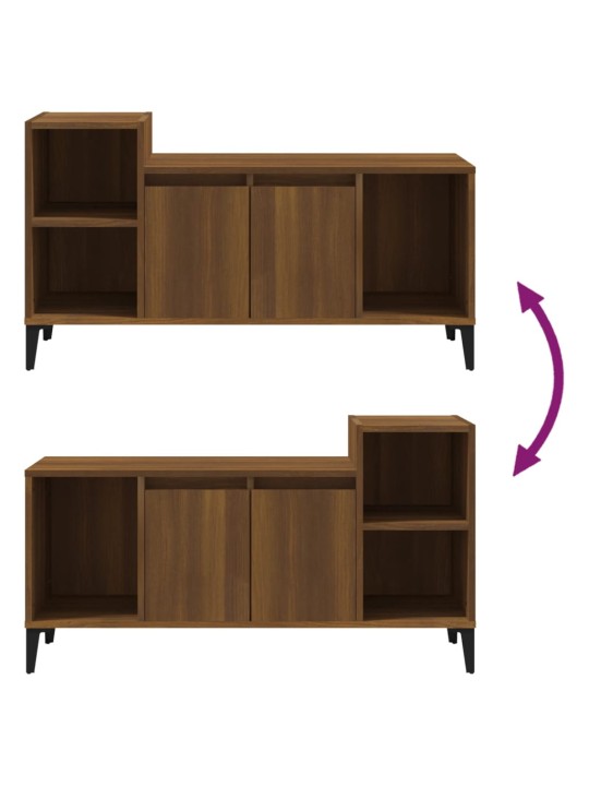 TV skříňka hnědý dub 100x35x55 cm kompozitní dřevo