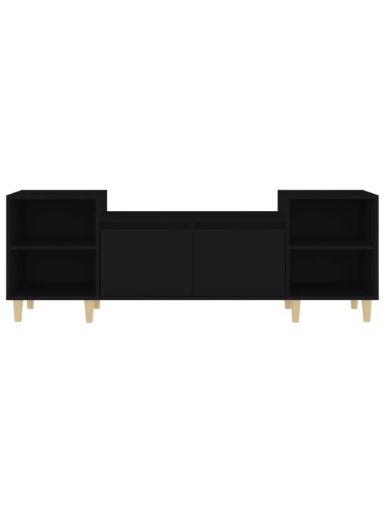 TV skříňka černá 160x35x55 cm kompozitní dřevo