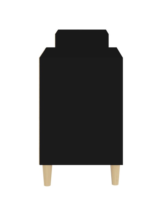 TV skříňka černá 160x35x55 cm kompozitní dřevo