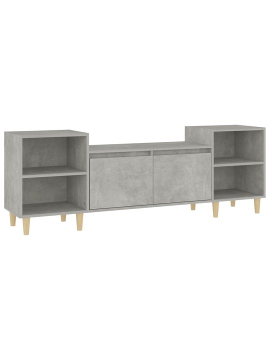 TV skříňka betonově šedá 160x35x55 cm kompozitní dřevo
