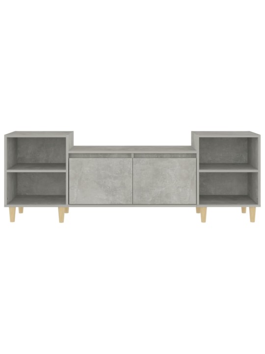 TV skříňka betonově šedá 160x35x55 cm kompozitní dřevo