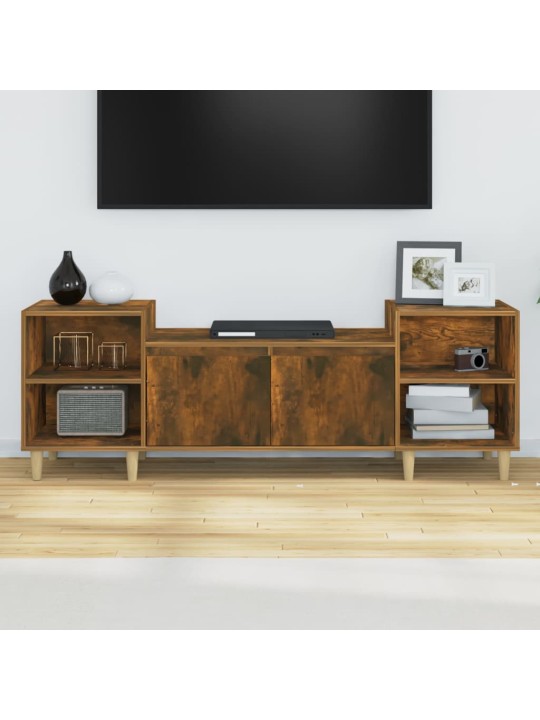 TV skříňka kouřový dub 160x35x55 cm kompozitní dřevo