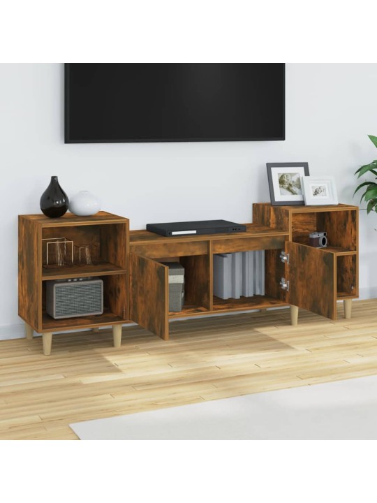TV skříňka kouřový dub 160x35x55 cm kompozitní dřevo