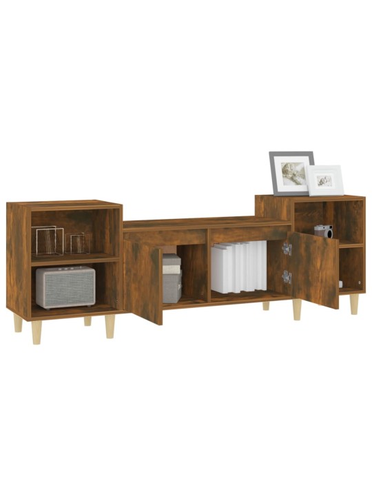 TV skříňka kouřový dub 160x35x55 cm kompozitní dřevo
