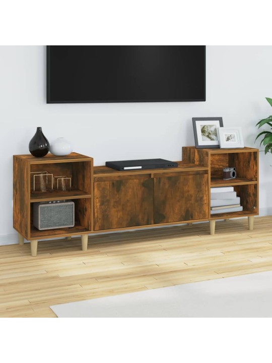TV skříňka kouřový dub 160x35x55 cm kompozitní dřevo