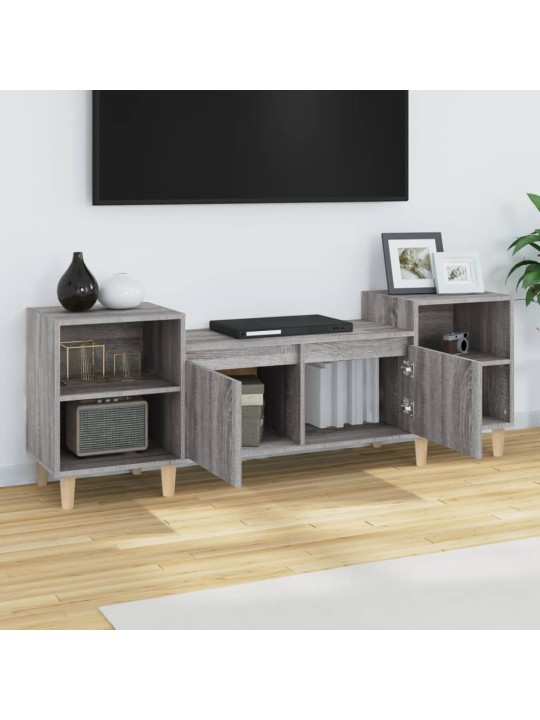 TV skříňka šedá sonoma 160x35x55 cm kompozitní dřevo