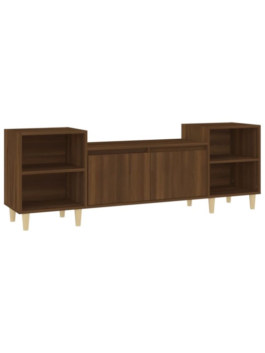 TV skříňka hnědý dub 160x35x55 cm kompozitní dřevo