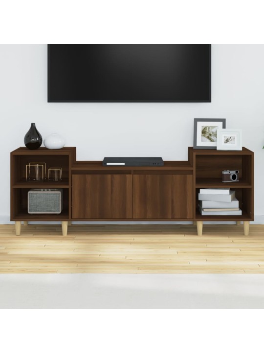 TV skříňka hnědý dub 160x35x55 cm kompozitní dřevo