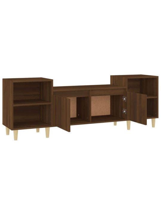 TV skříňka hnědý dub 160x35x55 cm kompozitní dřevo