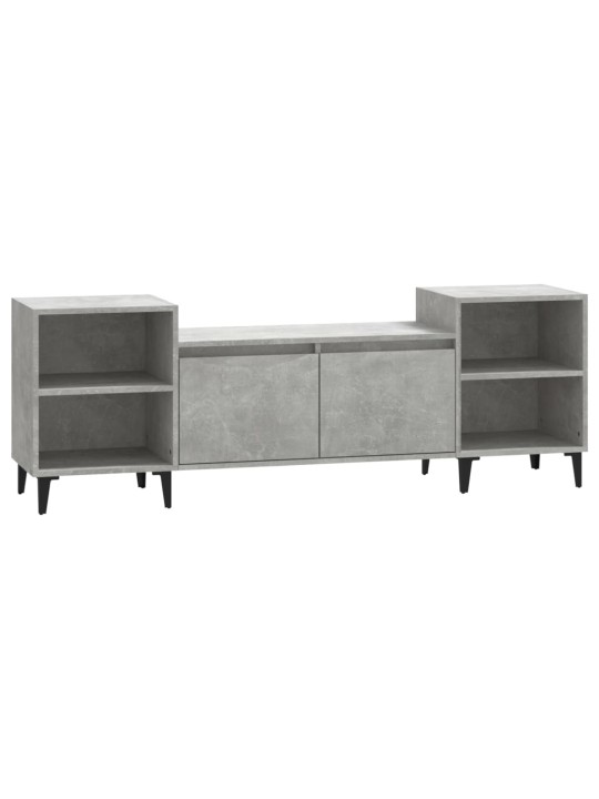 TV skříňka betonově šedá 160x35x55 cm kompozitní dřevo
