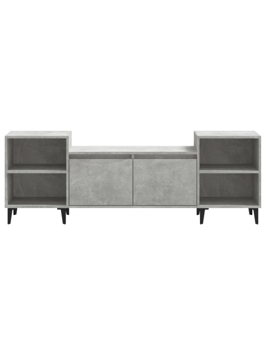 TV skříňka betonově šedá 160x35x55 cm kompozitní dřevo