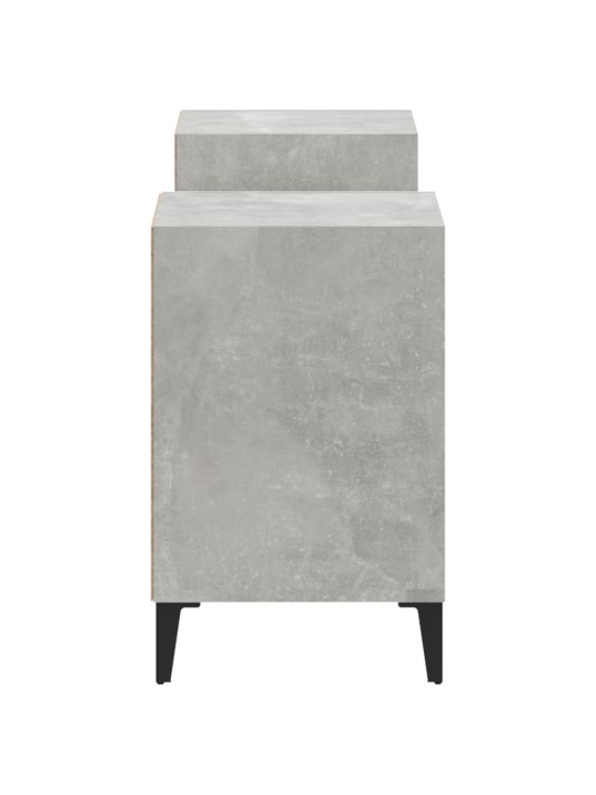 TV skříňka betonově šedá 160x35x55 cm kompozitní dřevo