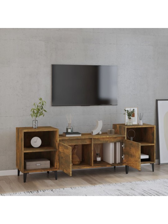 TV skříňka kouřový dub 160x35x55 cm kompozitní dřevo