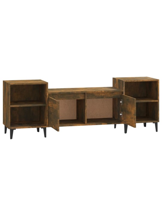 TV skříňka kouřový dub 160x35x55 cm kompozitní dřevo