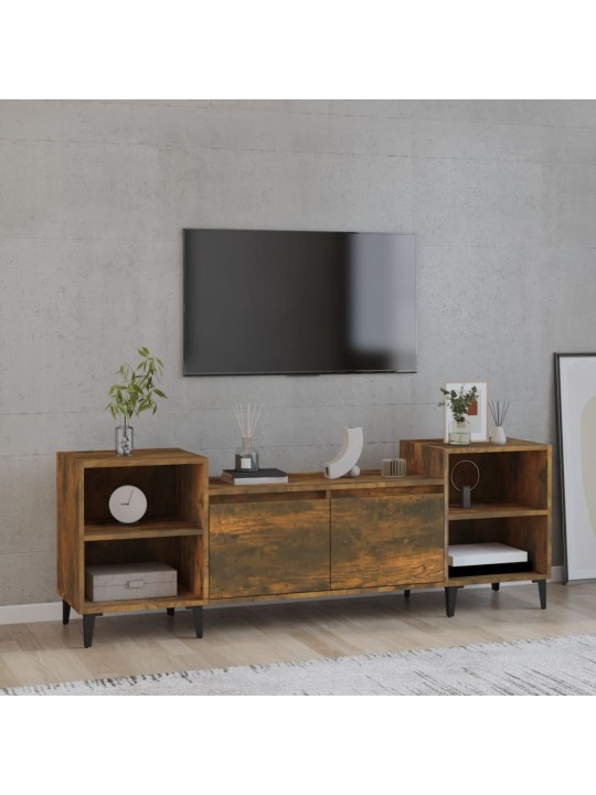 TV skříňka kouřový dub 160x35x55 cm kompozitní dřevo