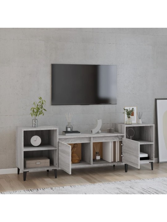 TV skříňka šedá sonoma 160x35x55 cm kompozitní dřevo
