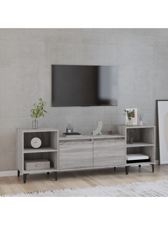 TV skříňka šedá sonoma 160x35x55 cm kompozitní dřevo