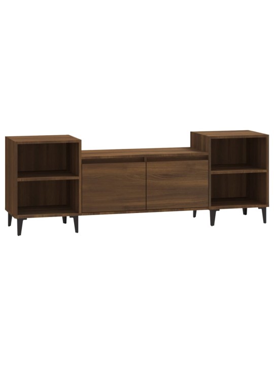 TV skříňka hnědý dub 160x35x55 cm kompozitní dřevo