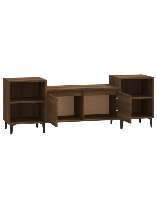 TV skříňka hnědý dub 160x35x55 cm kompozitní dřevo