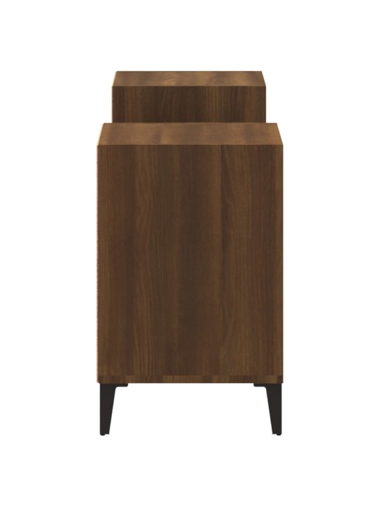 TV skříňka hnědý dub 160x35x55 cm kompozitní dřevo