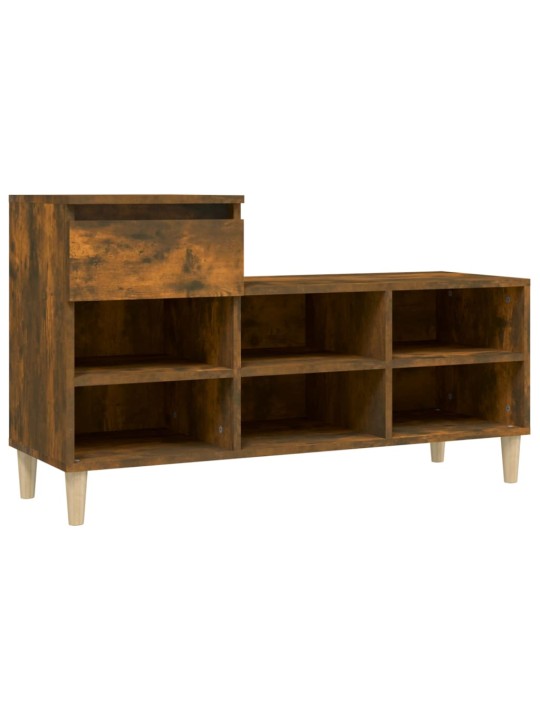 Botník kouřový dub 102x36x60 cm kompozitní dřevo