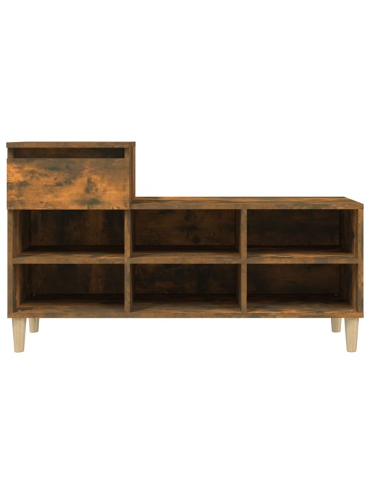 Botník kouřový dub 102x36x60 cm kompozitní dřevo