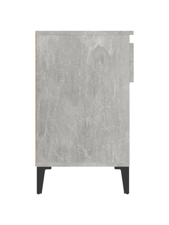 Botník betonově šedý 102x36x60 cm kompozitní dřevo