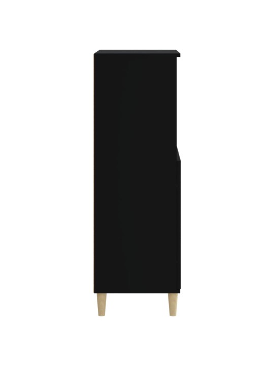 Skříň highboard černá 60 x 36 x 110 cm kompozitní dřevo